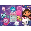 Gabby's Dollhouse: fiesta de cumpleaños en la casa de muñecas, puzle 60 piezas