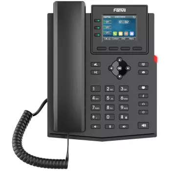 Teléfono IP Fanvil X303W negro