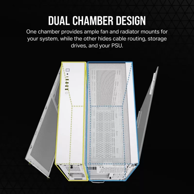 Corsair 6500D AIRFLOW Midi Tower Blanco