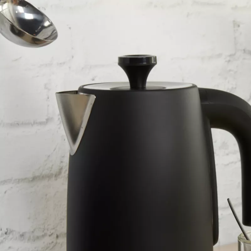 Hervidor Petra 1,7 l 3 kW negro mate
