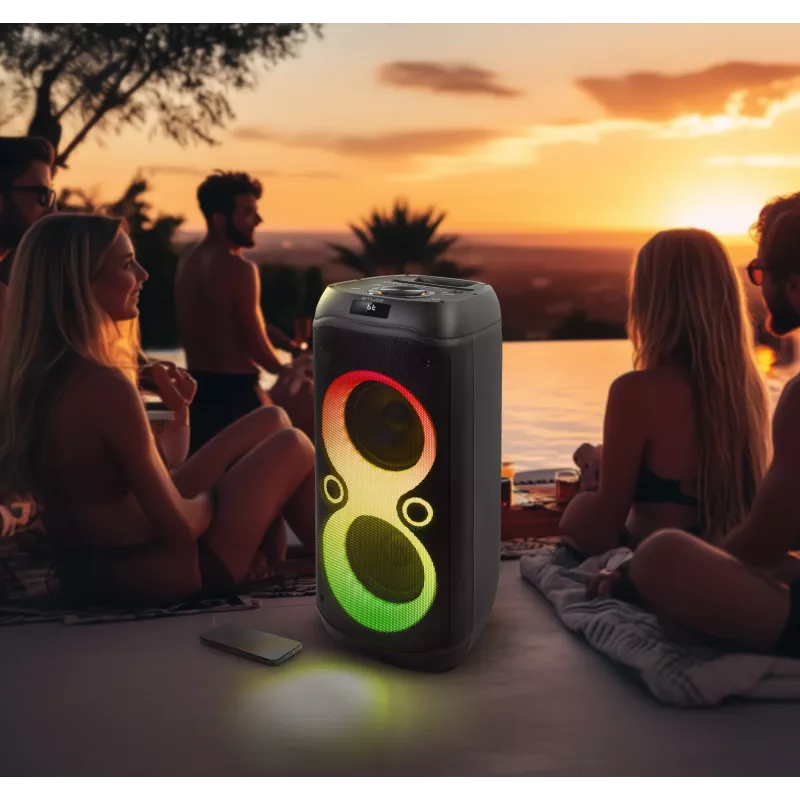Muse M-1937 DJ altavoz portátil/para fiestas Negro 600 W