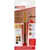 Set de reparación con cera Edding 8901 Oak — kit de cera para reparación de madera para rellenar arañazos y desconchones