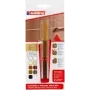 Set de reparación con cera Edding 8901 Oak — kit de cera para reparación de madera para rellenar arañazos y desconchones