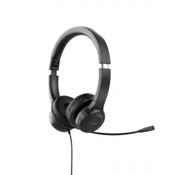 Auriculares de oficina con cable Acer AHW154 – Estéreo, jack de 3,5 mm, diseño robusto