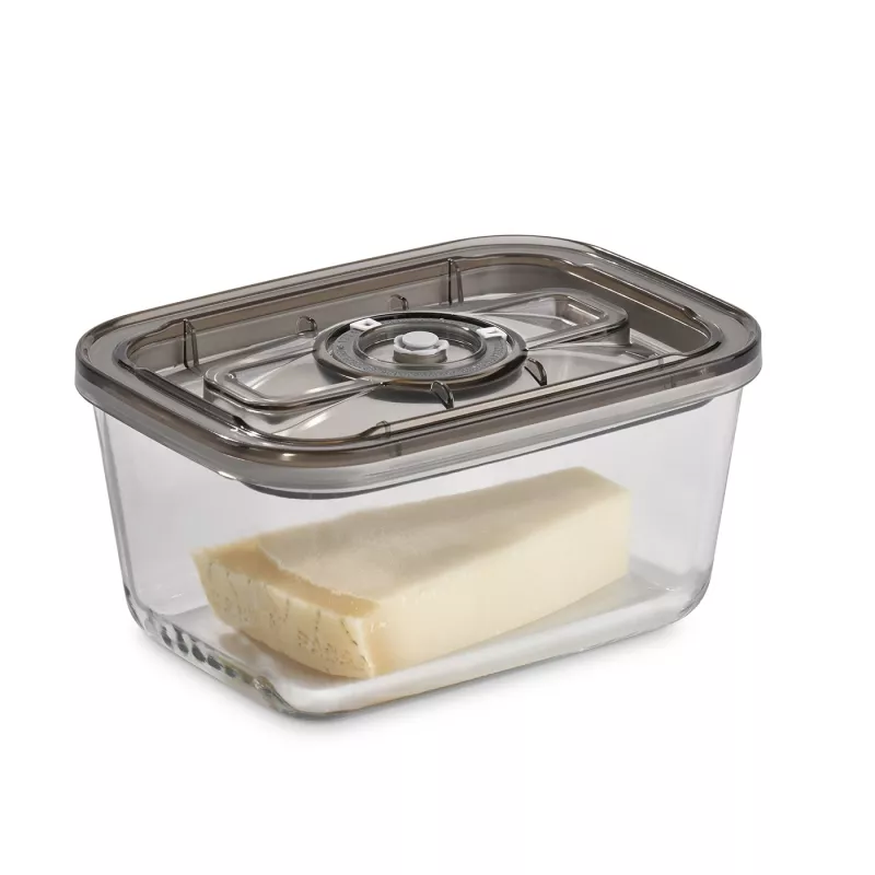 Caso | Recipiente de vacío de vidrio con tapa de plástico | VacuBoxx Eco L | Transparente