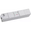 Bachmann Inline PDU Basic - Protección contra sobretensiones (Rack - montaje en rack) - AC 230 V - Monofásico - 1U - Cable de 1,0 m (800.2548)