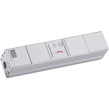 Bachmann Inline PDU Basic - Protección contra sobretensiones (Rack - montaje en rack) - AC 230 V - Monofásico - 1U - Cable de 1,0 m (800.2548)