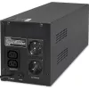 Qoltec Monolith 53775 SAI Line-Interactive, 1200 VA (1,2 kVA) / 720 W, AVR, 4 tomas AC, negro