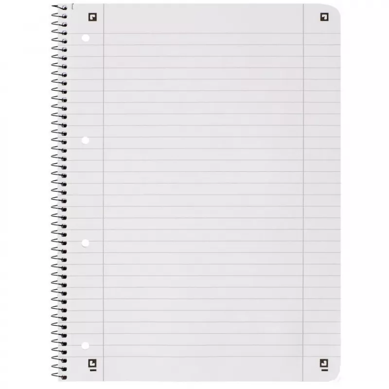 Bloc de notas Oxford TOUCH A4+ 80 hojas aqua