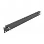 Panel DeLOCK de 19 inch con 2 x conector hembra BNC 1U negro
