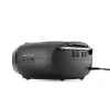 Reproductor de radio JVC RC-E444B negro con reproductor de CD y sintonizador FM