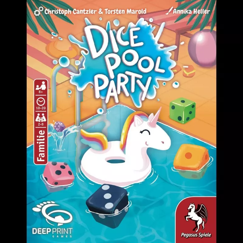 Deep Print Games: Dice Pool Party, juego de dados