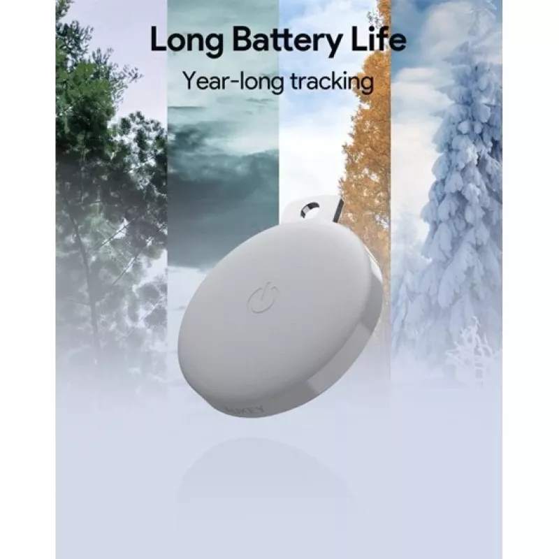 AUKEY Smart Mini Air Tag rastreador Bluetooth para Apple Track Mate 1 Serie TM-10