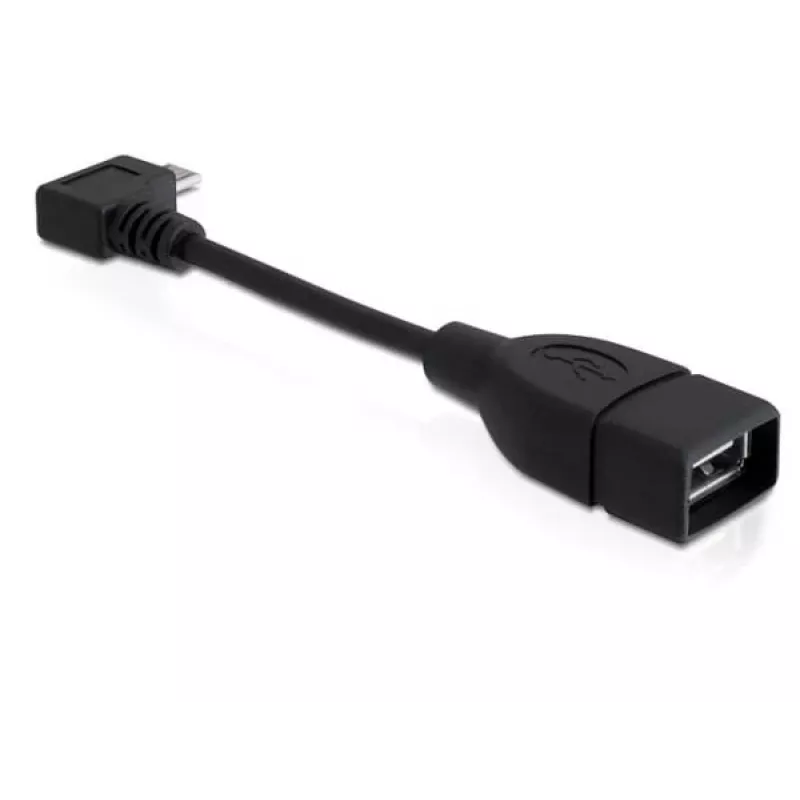 Cable USB DeLOCK 83104 Micro-USB B a USB A 0,11 m negro