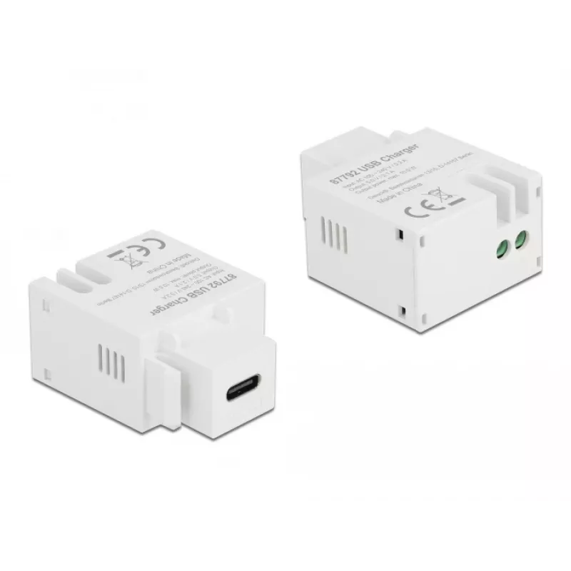 Módulo Keystone con conector de carga USB Type-C DeLOCK 87792