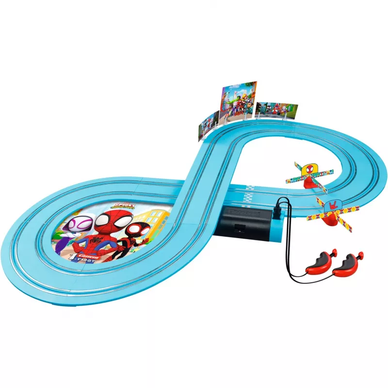 Set de slot car CARRERA FIRST Spidey 20063049 — pista de carreras para principiantes para niños