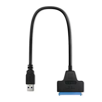 Adaptador QOLTEC 51855 — adaptador externo M.2 NVMe/NGFF a USB 3.0, 10 Gb/s, para unidades de 2,5