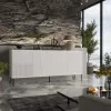 Cómoda 4D ABI 200x45x88 blanco mate