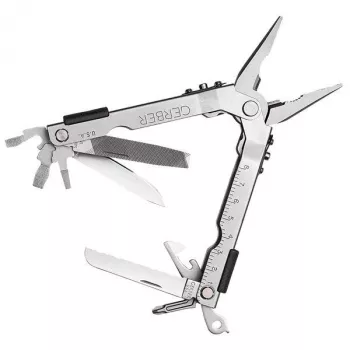 Gerber Industrial Multi-Plier 600 - multiherramienta de acero inoxidable con punta de aguja
