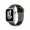 Correa para Apple Smartwatch, 41 mm Oliva Gris/Negro Nike Sport Band, fluoroelastómero, muñeca 130–200 mm