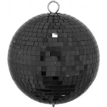 Bola de espejos EUROLITE 15 cm negro — bola de discoteca para efectos de luz