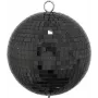 Bola de espejos EUROLITE 15 cm negro — bola de discoteca para efectos de luz