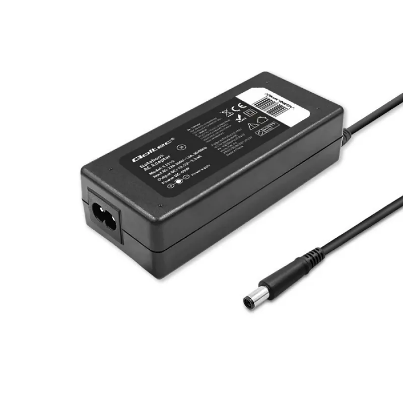 Qoltec 51519 (7,4 x 5,0 mm + Pin) 65 W 3,34 A 19,5 V cargador de CA para portátiles Dell