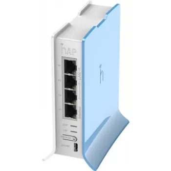 MikroTik | RB941-2nD-TC hAP Lite | Punto de acceso | 802.11n | 2,4 GHz | 10/100 Mbit/s | Puertos Ethernet LAN (RJ-45) 4 | MU-MiMO Sí | sin PoE