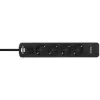 Alargador de corriente Brennenstuhl 1153240126 1,5 m 4 salidas AC para interior negro blanco