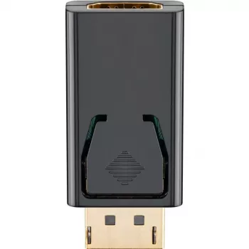 Wentronic Goobay adaptador DisplayPort a HDMI 1.1, conector hembra HDMI estándar (tipo A) - conector hembra HDMI estándar (tipo A) > conector macho DisplayPort (51719)