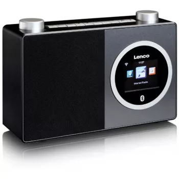 Lenco DIR-70 - reproductor de audio en red - 3 vatios (total) - negro (DIR-70BK)