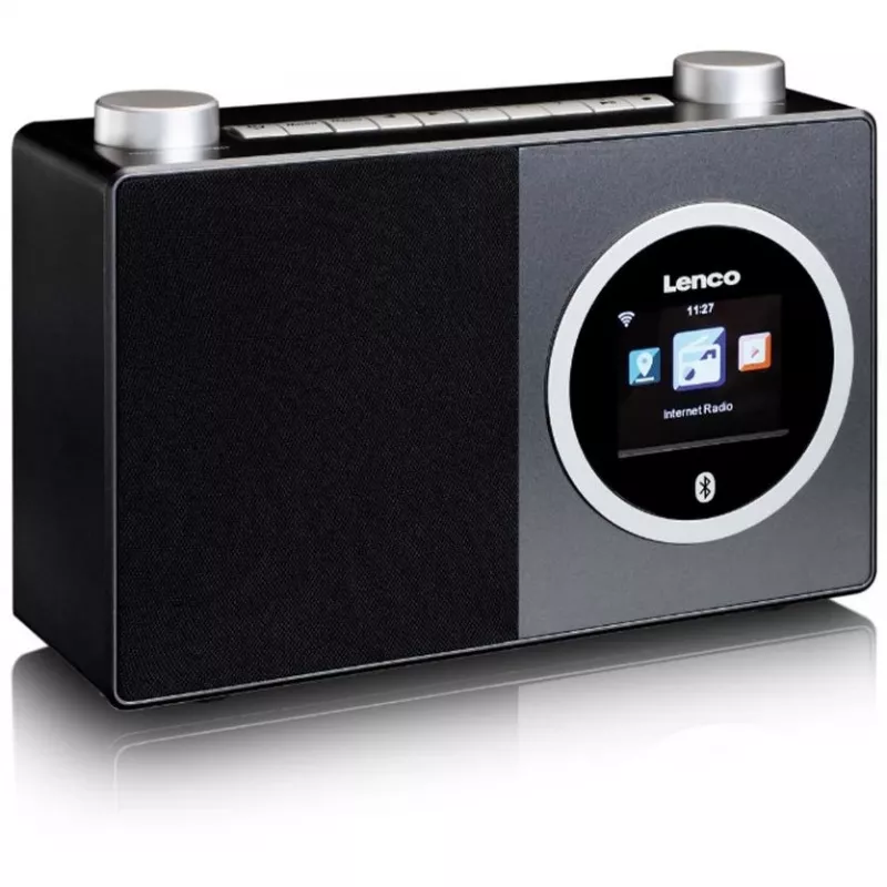Lenco DIR-70 - reproductor de audio en red - 3 vatios (total) - negro (DIR-70BK)
