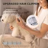 PETKIT AirClipper 5-in-1 LM4 kit de aseo para mascotas con aspirador, gris/blanco