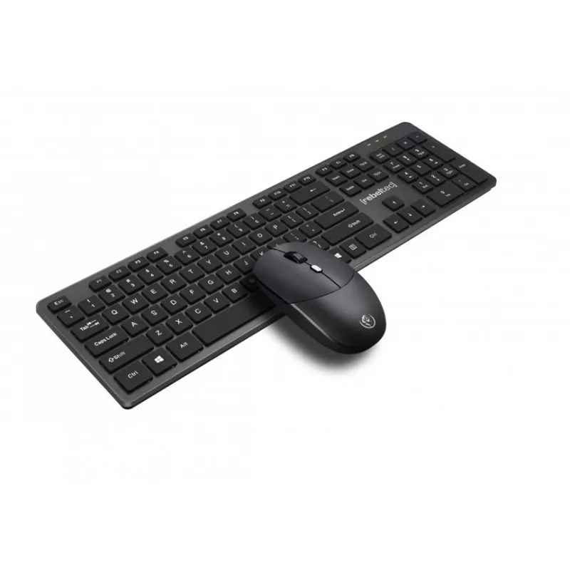 Set de teclado y ratón inalámbricos Rebeltec