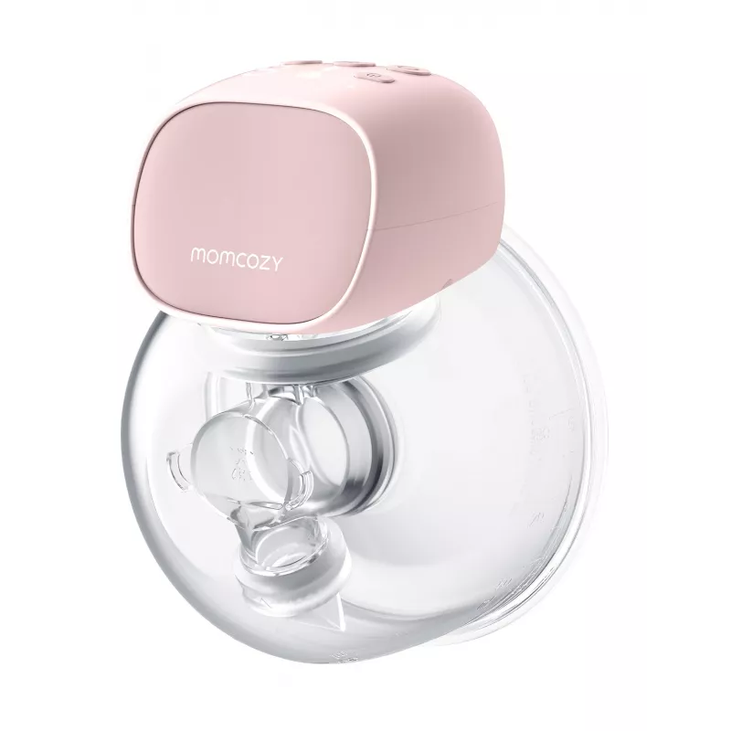 Momcozy S9 Pro sacaleches eléctrico doble rosa, 180 ml