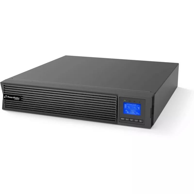SAI rack Powerwalker Vfi 1000 Licr Iot PF1 ON-LINE 1000VA 8X Iec C13 USB-B RS-232 LCD 2U