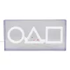 Lámpara de mesa y colgante Paladone LED Neon Light diseño Squid Game PP13775SG