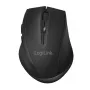 Ratón inalámbrico Logilink BT5.0, ergonómico, negro