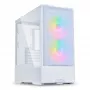 Caja de PC Midi Tower Lian Li LANCOOL 207 — blanca, panel transparente, compatible con ATX/MicroATX/MiniITX, sin fuente de alimentación