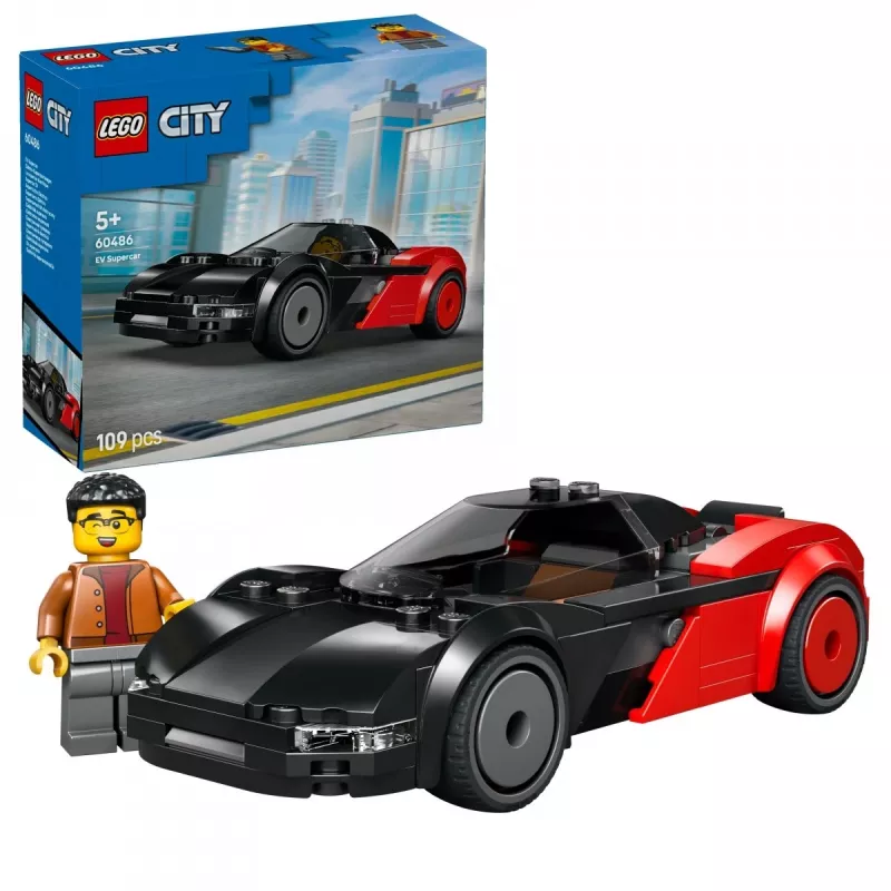 LEGO CITY 60486 Supercoche eléctrico