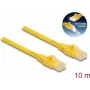 Cable DeLOCK RJ45 Cat.6A U/UTP Fast Tracing 10 m amarillo