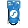 SSQ MIDI2 SS-1418 Cable MIDI (5 pines) - MIDI (5 pines) 2 m negro