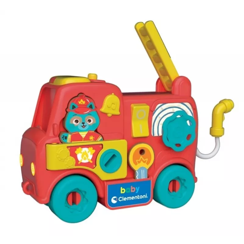 Clementoni EDU Montessori vehículo camión de bomberos