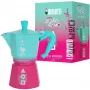 Cafetera Moka Bialetti 0005393 aluminio azul rosa