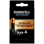 Duracell OPTIMUM AAA Pilas alcalinas pack de 4 – energía de larga duración para dispositivos pequeños