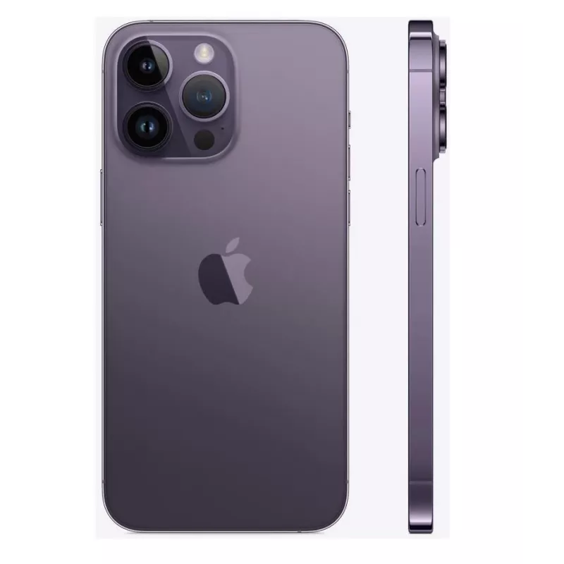 Smartphone reacondicionado RENEWED iPhone 14 Pro Max — 128 GB, morado, pantalla de 6,7