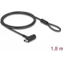 Candado de cable Navilock 20645 negro 1,8 m con llave