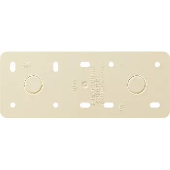 GIRA 008313 Placa mural/Tapa de interruptor Beige - Blanco (008313)