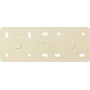 GIRA 008313 Placa mural/Tapa de interruptor Beige - Blanco (008313)