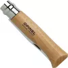 Navaja plegable Opinel N.º 08 con mango de madera de olivo, hoja de acero inoxidable, modelo 002020